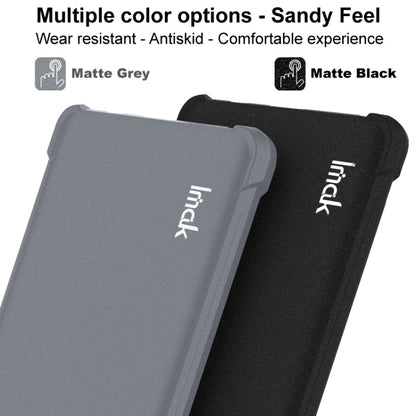 For Huawei Mate 60 Pro imak Shockproof Airbag TPU Phone Case(Matte Grey) - Huawei Cases by imak | Online Shopping UK | buy2fix