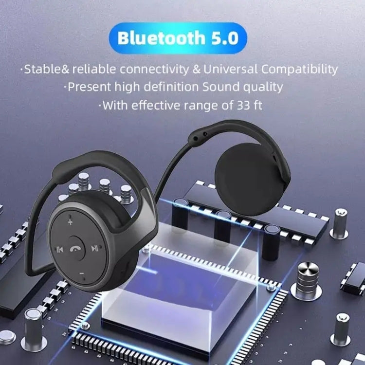 T&G A23 Binaural Hanging Neck Sports TWS Wireless Bluetooth Earphone(Blue) - Neck-mounted Earphone by T&G | Online Shopping UK | buy2fix