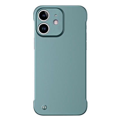 For iPhone 11 Frameless Metallic Paint Hybrid PC Phone Case(Green) - iPhone 11 Cases by buy2fix | Online Shopping UK | buy2fix