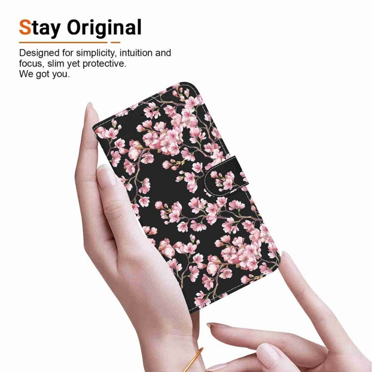 For OnePlus 13 Crystal Texture Colored Drawing Leather Phone Case(Plum Bossom) - OnePlus Cases by buy2fix | Online Shopping UK | buy2fix