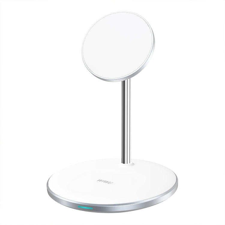 WIWU Wi-W019 2 in 1 Magsafe Magnetic Wireless Charger - Wireless Charger by WIWU | Online Shopping UK | buy2fix