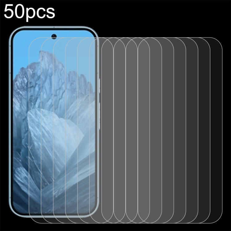 For Google Pixel 9 50pcs 0.26mm 9H 2.5D Tempered Glass Film - Google Tempered Glass by buy2fix | Online Shopping UK | buy2fix