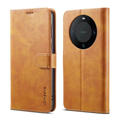 For Honor X50 LC.IMEEKE Calf Texture Leather Phone Case(Brown) - Honor Cases by LC.IMEEKE | Online Shopping UK | buy2fix