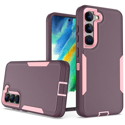 For Samsung Galaxy S23+ 5G 2 in 1 Magnetic PC + TPU Phone Case(Purple Red+Pink) - Galaxy S23+ 5G Cases by buy2fix | Online Shopping UK | buy2fix
