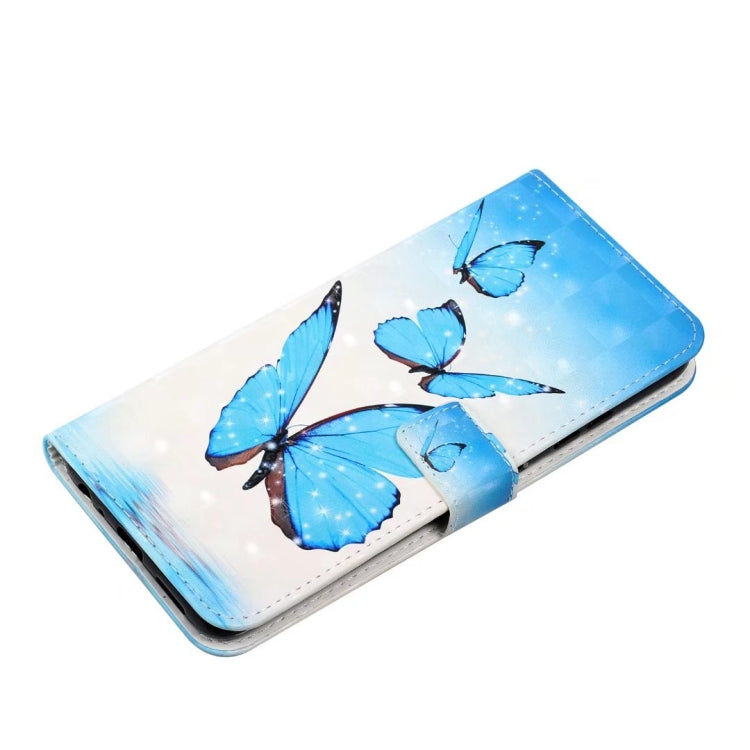 For iPhone 16 Pro Oil Embossed 3D Drawing Leather Phone Case(3 Butterflies) - iPhone 16 Pro Cases by buy2fix | Online Shopping UK | buy2fix