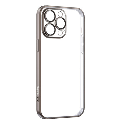 For iPhone 15 Pro Max TOTUDESIGN PC-2 Series Electroplating TPU Phone Case(Gray) - iPhone 15 Pro Max Cases by TOTUDESIGN | Online Shopping UK | buy2fix