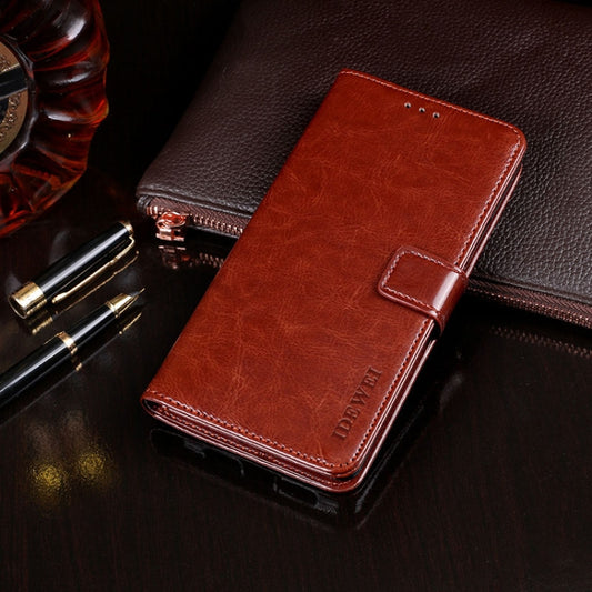 For DOOGEE X95 idewei Crazy Horse Texture Horizontal Flip Leather Case with Holder & Card Slots & Wallet(Brown) - More Brand by idewei | Online Shopping UK | buy2fix