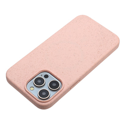 For iPhone 13 Pro Max Wheat MagSafe Magnetic Straw Material + TPU Phone Case(Pink) - iPhone 13 Pro Max Cases by buy2fix | Online Shopping UK | buy2fix