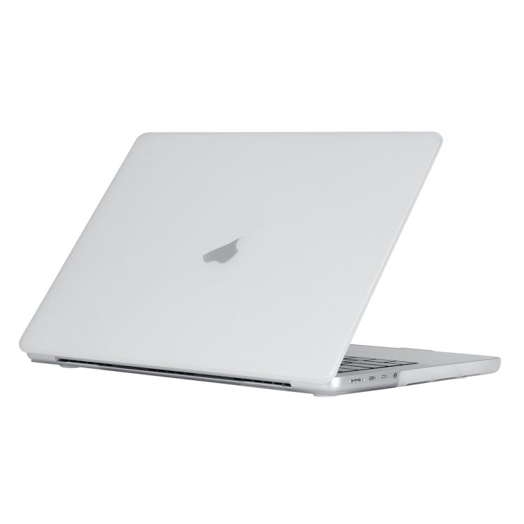 For MacBook Pro 16 inch M3 Laptop Matte Style Protective Case(Transparent) - MacBook Pro Cases by buy2fix | Online Shopping UK | buy2fix