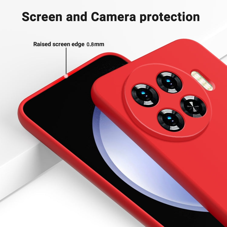 For Tecno Spark 20 Pro+ Solid Color Liquid Silicone Dropproof Full Coverage Protective Case(Red) - Tecno Cases by buy2fix | Online Shopping UK | buy2fix