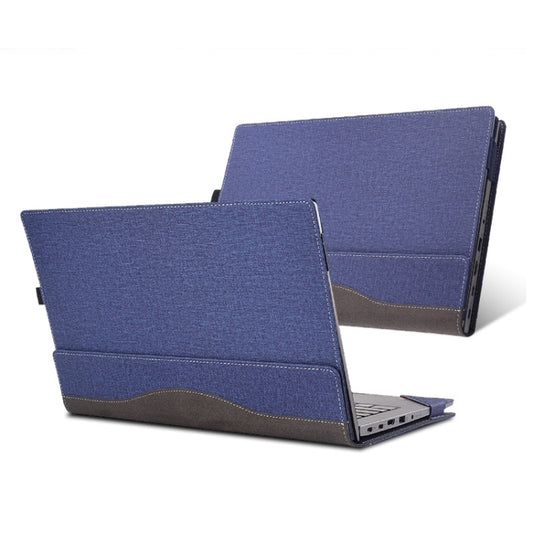 For Lenovo V15 G3 ABA / IAP Laptop Leather Anti-Fall Protective Case(Dark Blue) - 15.6 - 17 inch by buy2fix | Online Shopping UK | buy2fix