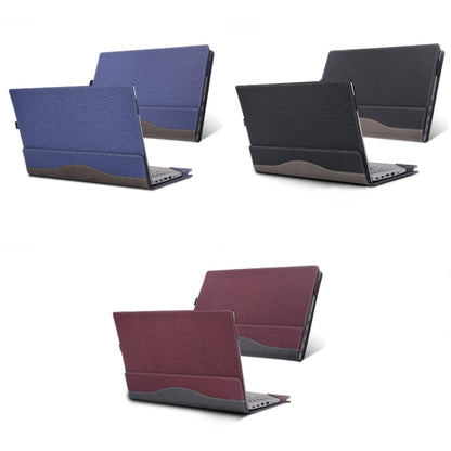 For Lenovo ThinkPad E14 Gen 5 / E14 Gen 6 Laptop Leather Shockproof Protective Case(Wine Red) - 14.1 inch by buy2fix | Online Shopping UK | buy2fix