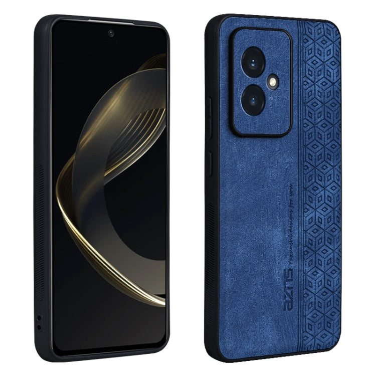 For Honor 100 AZNS 3D Embossed Skin Feel Phone Case(Sapphire Blue) - Honor Cases by AZNS | Online Shopping UK | buy2fix