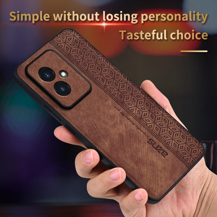 For Honor 100 AZNS 3D Embossed Skin Feel Phone Case(Sapphire Blue) - Honor Cases by AZNS | Online Shopping UK | buy2fix