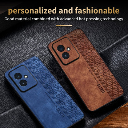 For Honor 100 AZNS 3D Embossed Skin Feel Phone Case(Sapphire Blue) - Honor Cases by AZNS | Online Shopping UK | buy2fix