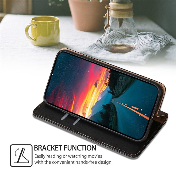 For Huawei Pura 70 Pro / Pro+ Gloss Oil Solid Color Magnetic Leather Phone Case(Black) - Huawei Cases by buy2fix | Online Shopping UK | buy2fix