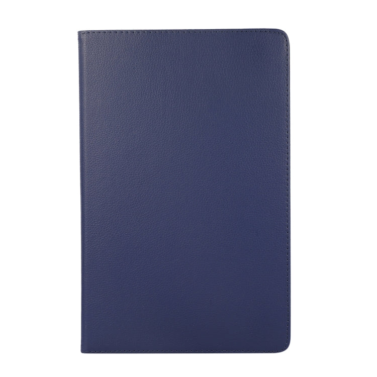 For Lenovo Tab M11 / Xiaoxin Pad 11 2024 360 Degree Rotation Litchi Texture Leather Tablet Case(Dark Blue) - Lenovo by buy2fix | Online Shopping UK | buy2fix