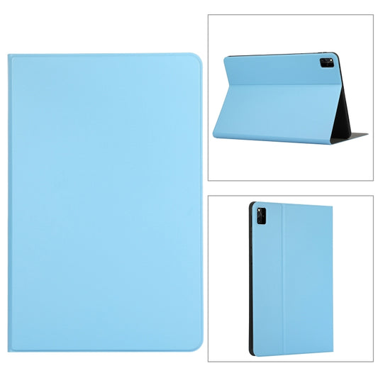 For Lenovo Tab M11 / Xiaoxin Pad 11 2024 Voltage Elastic Texture Flip Tablet Leather Case(Light Blue) - Lenovo by buy2fix | Online Shopping UK | buy2fix