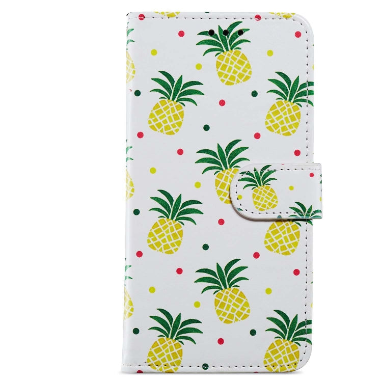 For Blackview A55 Pro Painted Pattern Horizontal Flip Leather Phone Case(Pineapple) - More Brand by buy2fix | Online Shopping UK | buy2fix