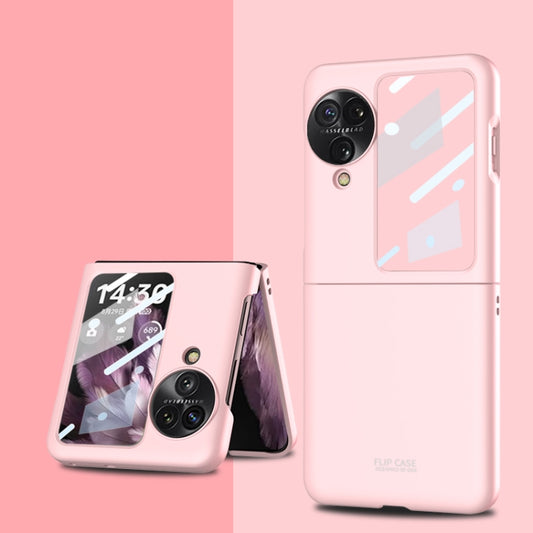 For OPPO Find N3 Flip GKK Integrated Ultra-thin Full Coverage Protective Phone Case(Pink) - Find N3 Flip Cases by GKK | Online Shopping UK | buy2fix