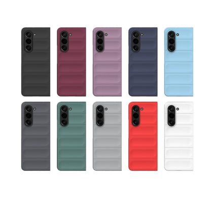 For Samsung Galaxy Z Fold5 5G Magic Shield Fold PC Shockproof Phone Case(Purple) - Galaxy Z Fold5 Cases by buy2fix | Online Shopping UK | buy2fix