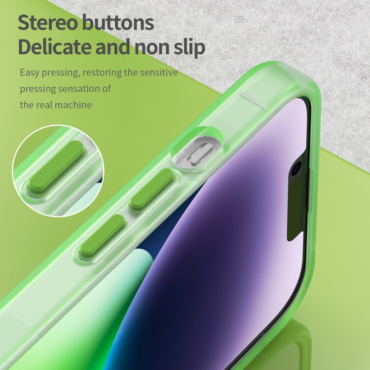 For iPhone 16 Plus MagSafe Frosted Translucent TPU + PC Full Coverage Phone Case(Green) - iPhone 16 Plus Cases by buy2fix | Online Shopping UK | buy2fix