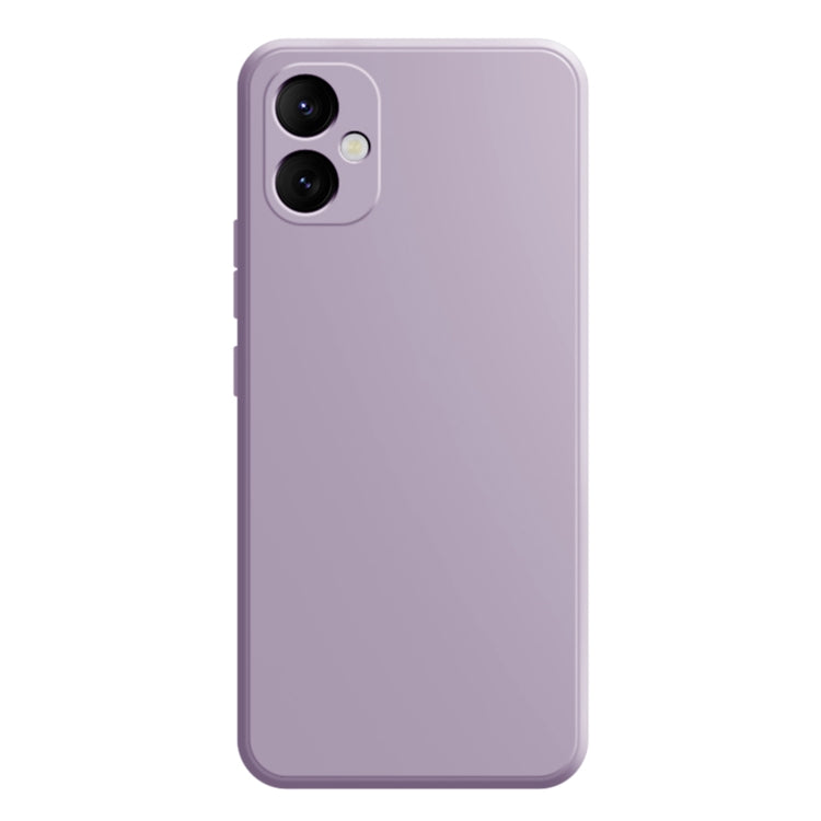 For Samsung Galaxy A05 Imitation Liquid Silicone Phone Case(Light Purple) - Galaxy Phone Cases by buy2fix | Online Shopping UK | buy2fix