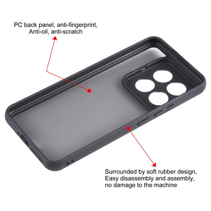 For Xiaomi 14 Pro Fine Pore Matte Black TPU + PC Phone Case - 14 Pro Cases by buy2fix | Online Shopping UK | buy2fix