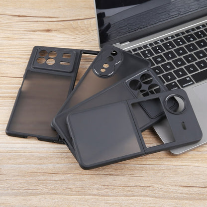For vivo iQOO 12 Fine Pore Matte Black TPU + PC Phone Case - iQOO 12 Cases by buy2fix | Online Shopping UK | buy2fix