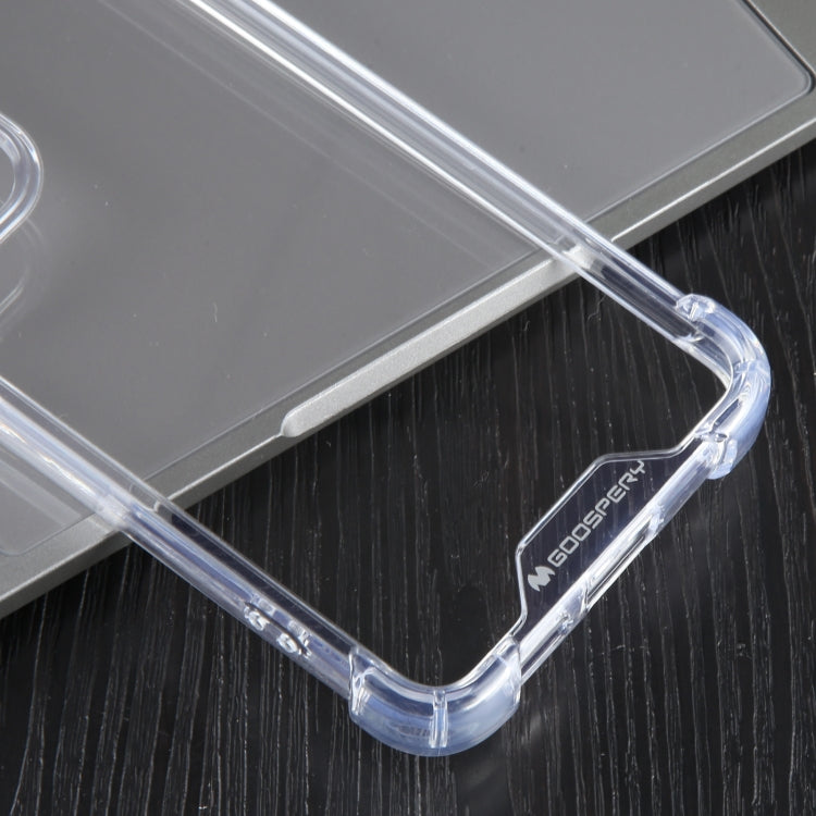 For Samsung Galaxy S24 5G MERCURY GOOSPERY SUPER Four-Corner Shockproof TPU Phone Case(Transparent) - Galaxy S24 5G Cases by GOOSPERY | Online Shopping UK | buy2fix