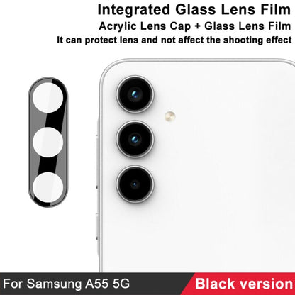 For Samsung Galaxy A55 5G imak High Definition Integrated Glass Lens Film Black Version - For Samsung by imak | Online Shopping UK | buy2fix