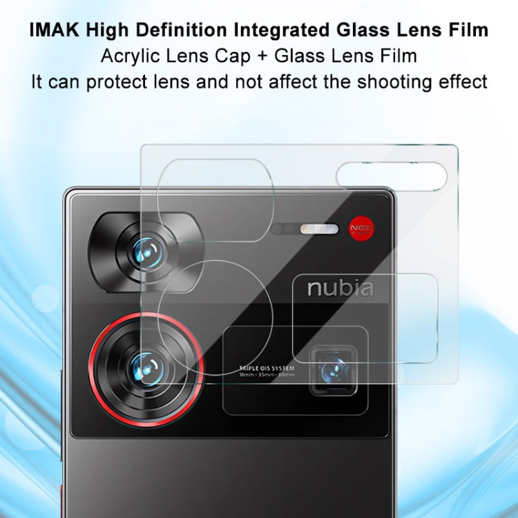 For ZTE nubia Z60 Ultra 5G imak Integrated Rear Camera Lens Tempered Glass Film with Lens Cap - Other by imak | Online Shopping UK | buy2fix