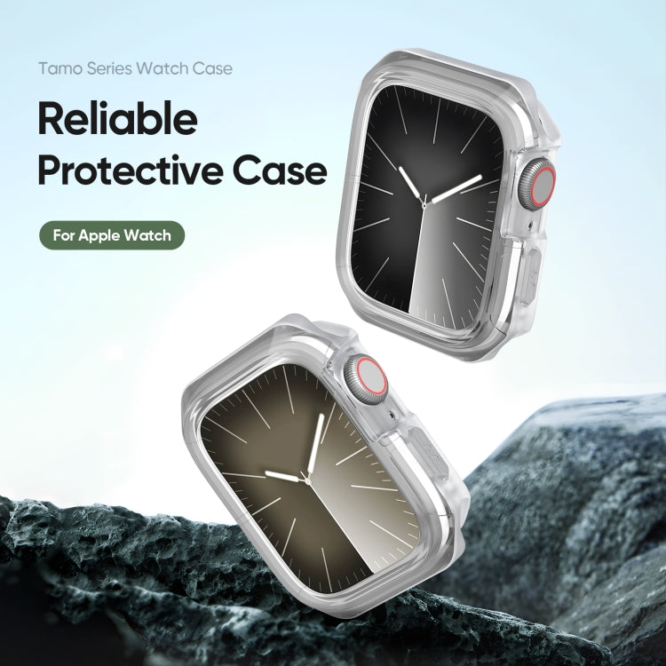 For Apple Watch 4 / 5 / 6 / SE 40mm DUX DUCIS Tamo Series Hollow PC + TPU Watch Protective Case(Transparent White) - Watch Cases by DUX DUCIS | Online Shopping UK | buy2fix