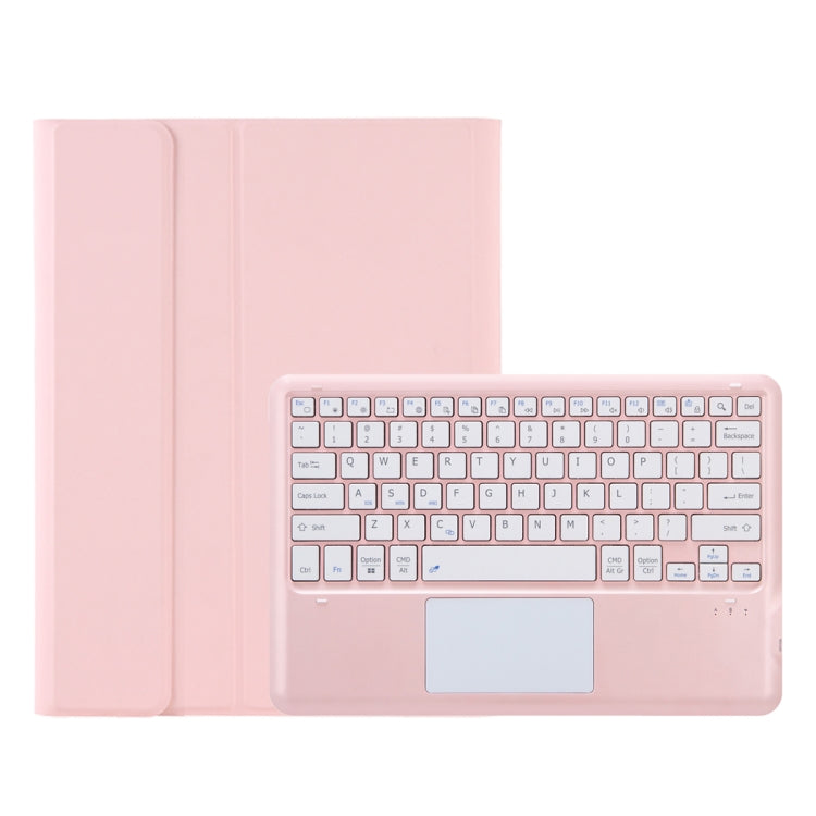 For Honor Pad 9 AH19-A TPU Ultra-thin Detachable Bluetooth Keyboard Tablet Leather Case with Touchpad(Pink) - Huawei Keyboard by buy2fix | Online Shopping UK | buy2fix