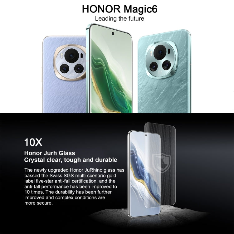 Honor Magic6, 12GB+256GB, 6.78 inch Magic OS 8.0 Snapdragon 8 Gen 3 Octa Core up to 3.3GHz, Network: 5G, OTG, NFC, Support Google Play(Green) - Honor by Huawei | Online Shopping UK | buy2fix