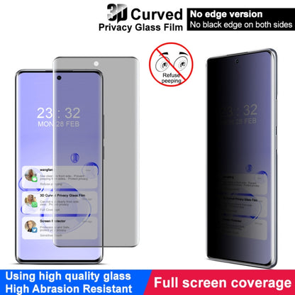 For OPPO A3 Pro 5G imak 3D Curved Privacy Full Screen Tempered Glass Film - OPPO Tempered Glass by imak | Online Shopping UK | buy2fix