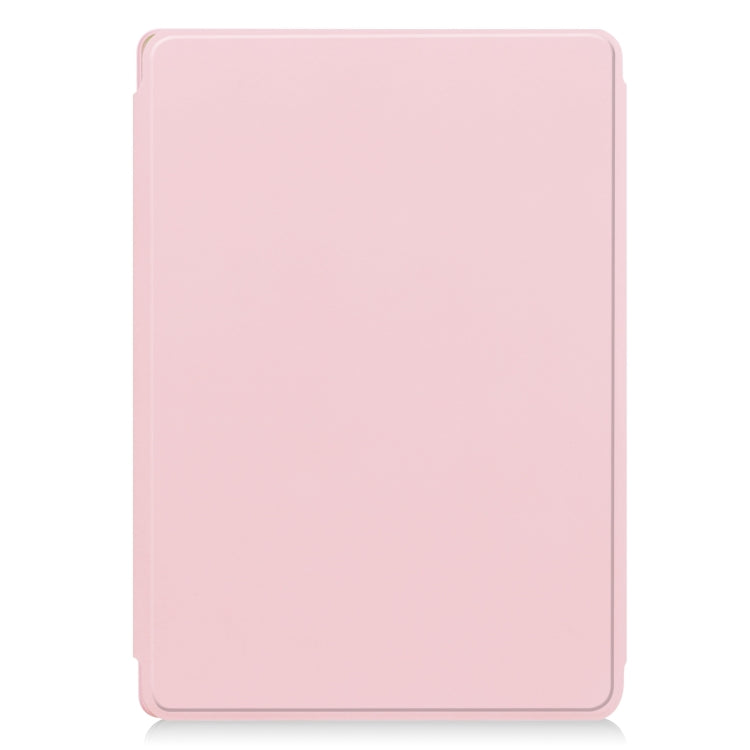 For Lenovo Tab M11/Xiaoxin Pad 11 2024 360 Rotation Transparent Smart Leather Case(Pink) - Lenovo by buy2fix | Online Shopping UK | buy2fix
