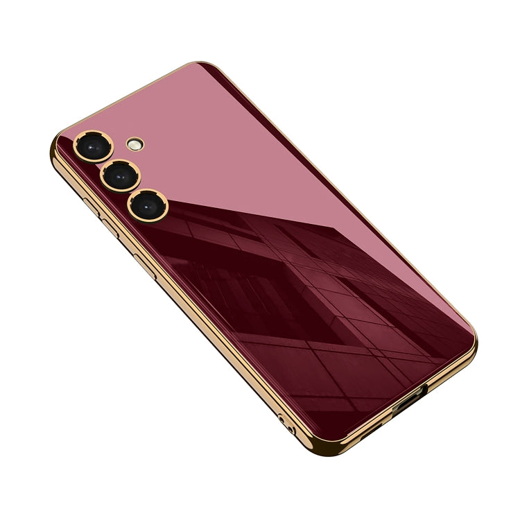 For Samsung Galaxy S24+ 5G GKK Electroplating TPU Full Coverage Phone Case(Red) - Galaxy S24+ 5G Cases by GKK | Online Shopping UK | buy2fix