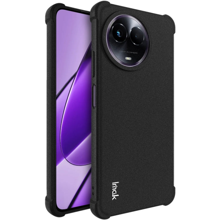 For Realme V50 5G / V50s 5G imak Shockproof Airbag TPU Phone Case(Matte Black) - Realme Cases by imak | Online Shopping UK | buy2fix