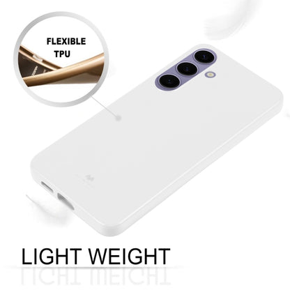 For Samsung Galaxy S24 5G GOOSPERY PEARL JELLY Shockproof TPU Phone Case(White) - Galaxy S24 5G Cases by GOOSPERY | Online Shopping UK | buy2fix