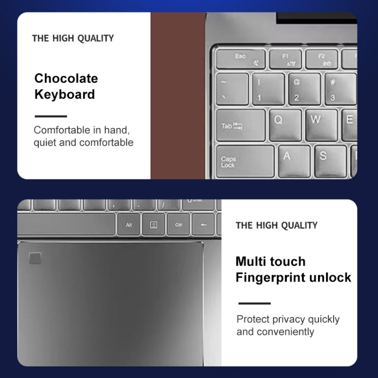 V8 15.6 inch Ultrathin Laptop, 16GB+128GB, Windows 10 Intel Jasper Lake N5095 Quad Core(Metal Gray) - Others by buy2fix | Online Shopping UK | buy2fix