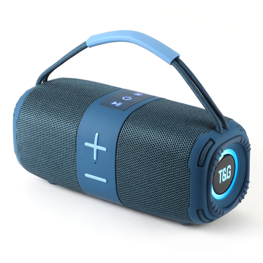 T&G TG-668 Wireless Bluetooth Speaker Portable TWS Subwoofer with Handle(Blue) - Desktop Speaker by T&G | Online Shopping UK | buy2fix