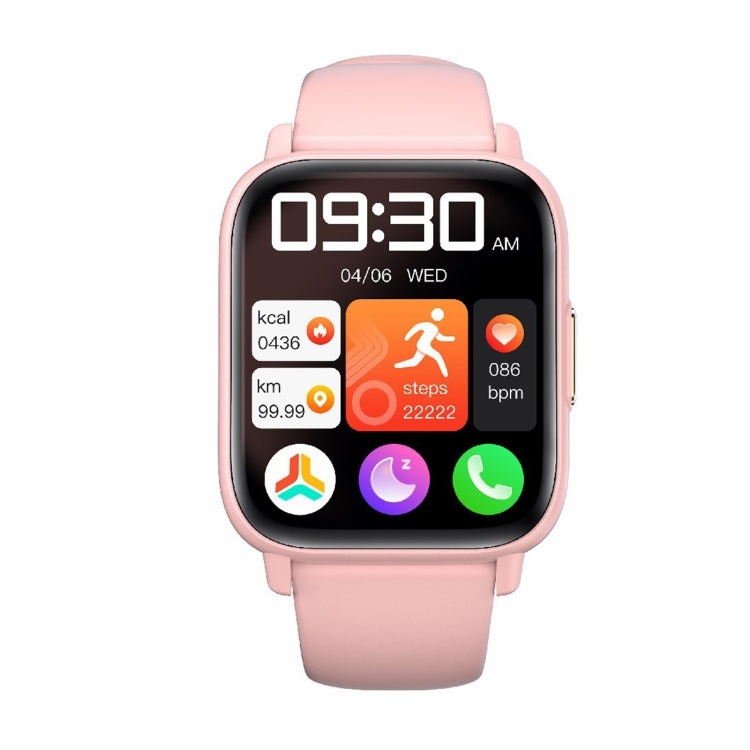 DM60+ 1.83 inch BT5.2 Smart Sport Watch, Support Bluetooth Call / Sleep / Blood Sugar / Blood Oxygen / Temperature / Heart Rate / Blood Pressure Health Monitor(Pink) - Smart Watches by buy2fix | Online Shopping UK | buy2fix