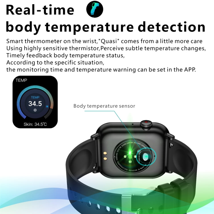 QX9 1.96 inch BT5.2 Smart Sport Watch, Support Bluetooth Call / Sleep / Blood Oxygen / Heart Rate / Blood Pressure Health Monitor(Blue) - Smart Watches by buy2fix | Online Shopping UK | buy2fix