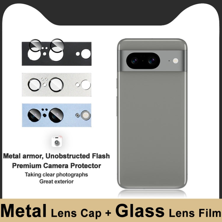 For Google Pixel 8 IMAK Metal Armor Premium Camera Protector Film(Silver) - Other by imak | Online Shopping UK | buy2fix