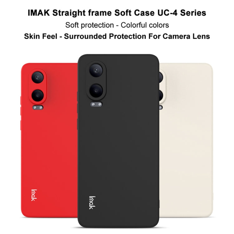 For OnePlus Nord CE4 Lite imak UC-4 Series Straight Edge TPU Phone Case(Black) - OnePlus Cases by imak | Online Shopping UK | buy2fix