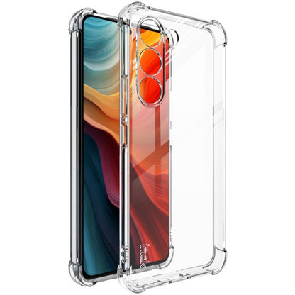 For vivo Y200e 5G Global / Y100 5G IDN imak Shockproof Airbag TPU Phone Case(Transparent) - vivo Tempered Glass by imak | Online Shopping UK | buy2fix