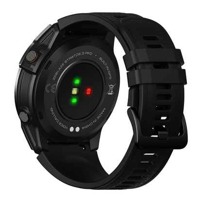 Zeblaze Stratos 3 Pro 1.43 inch AMOLED Screen Sports Smart Watch Support Bluetooth Call(Black) - Smart Watches by Zeblaze | Online Shopping UK | buy2fix