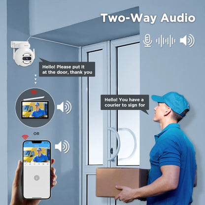 SriHome NVS010-IPC047 Ultra HD 4 Channel WiFi Network Video Recorder Set(EU Plug) - Video Recorder Kit by SriHome | Online Shopping UK | buy2fix