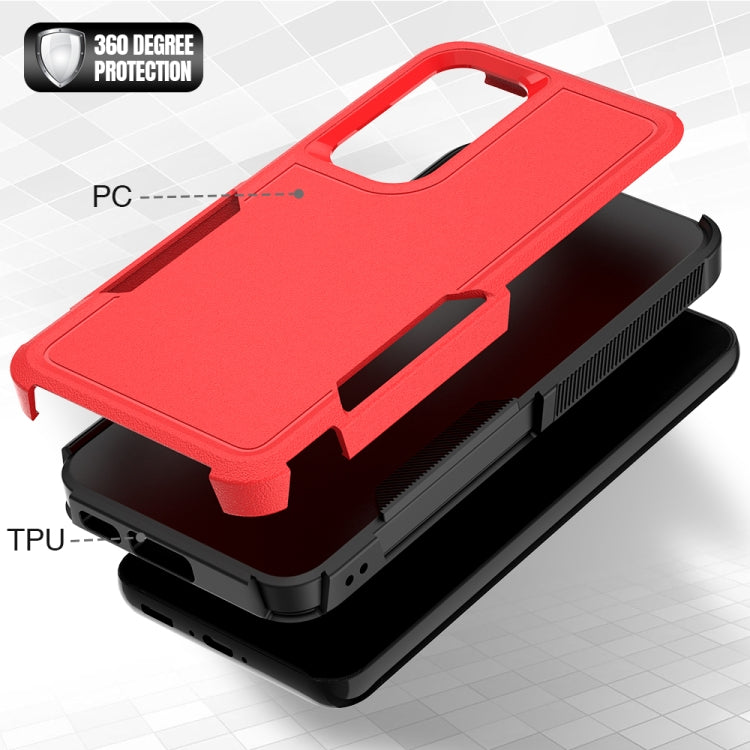 For Samsung Galaxy S23 5G 2 in 1 PC + TPU Phone Case(Red) - Galaxy S23 5G Cases by buy2fix | Online Shopping UK | buy2fix